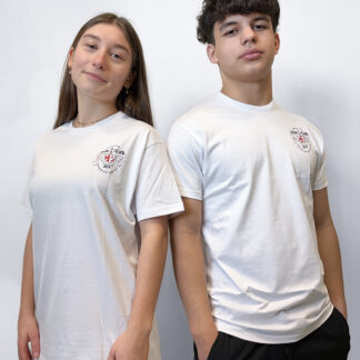 Judokas du JCPE avec T-Shirt du club blanc adulte